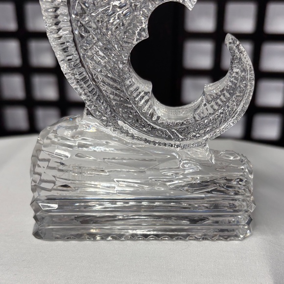 🤍 Waterford Crystal Seahorse Figurine 7" Vintage Retired Ireland Collectible 🤍 - Picture 8 of 16